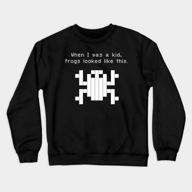 Funny 80s Arcade Game Design Crewneck Sweatshirt by MeatMan